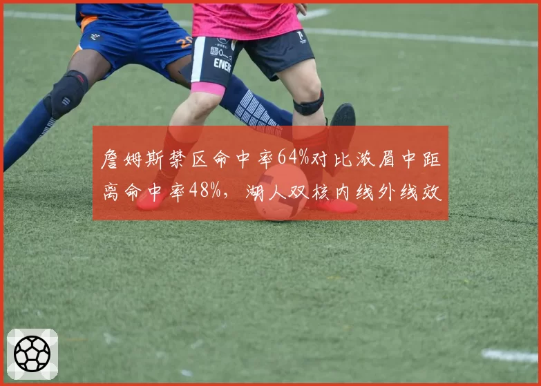詹姆斯禁区命中率64%对比浓眉中距离命中率48%，湖人双核内线外线效率互补
